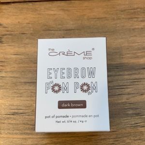 The Creme Shop Eyebrow Pom Pom dark brown pomade